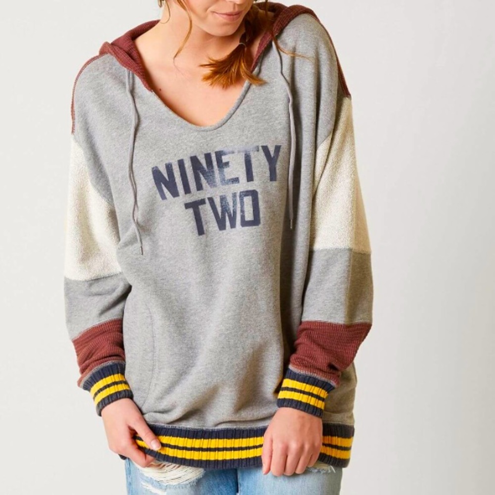 Free People Ninety Two 92 Naomi Pullover Hoodie Size Medium
